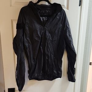Men's Black Windbreaker Jacket
